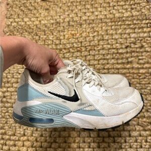 Nike Air Max Cream and Light Blue Sneakers